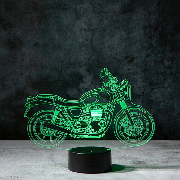 Motorcycle 3D Illusion Lamp