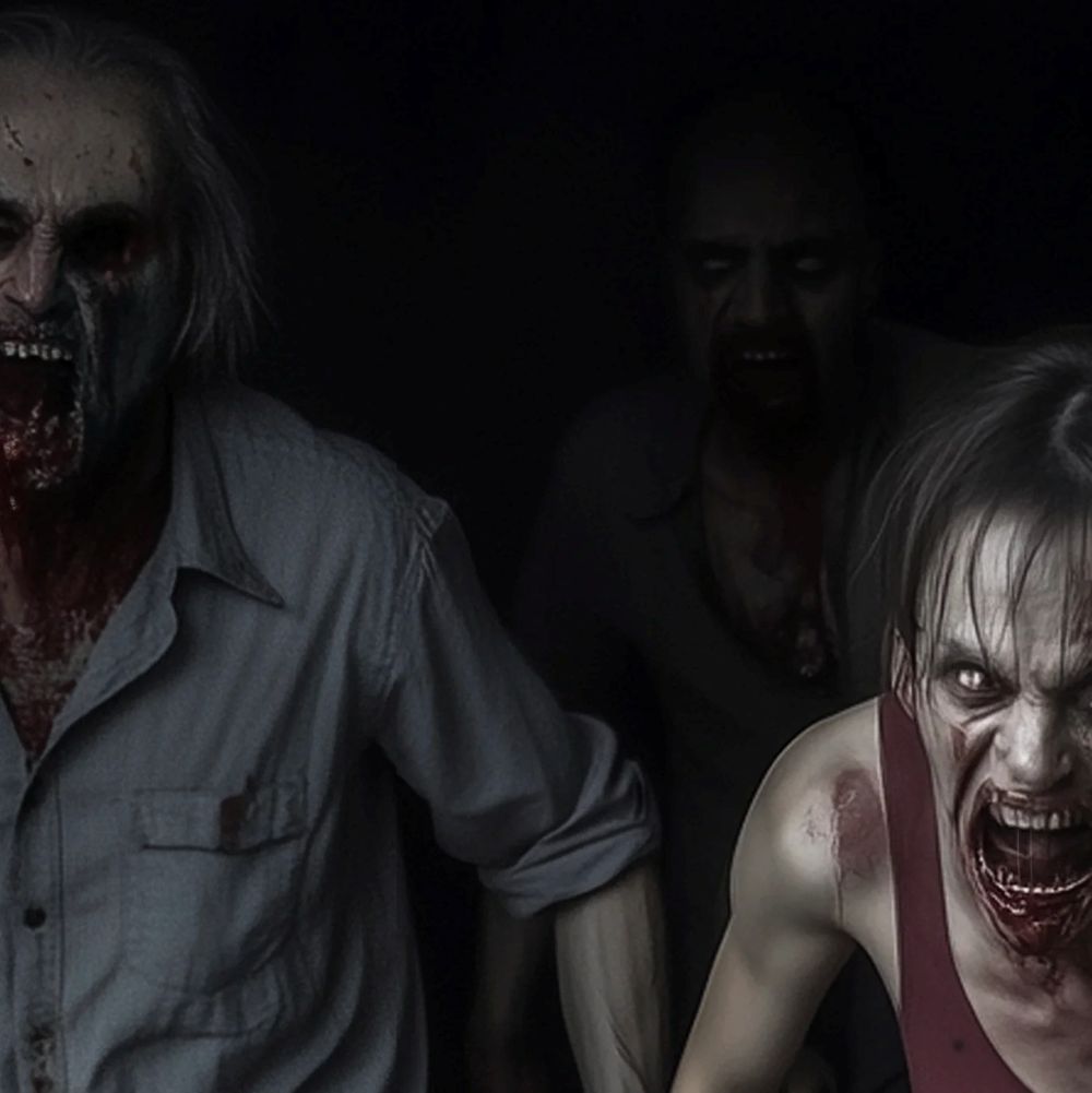 Zombie Invasion Halloween Garage Door Covers D456