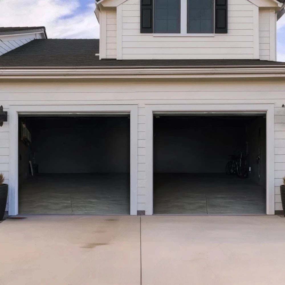 Empty Garage Halloween Garage Door Covers D462