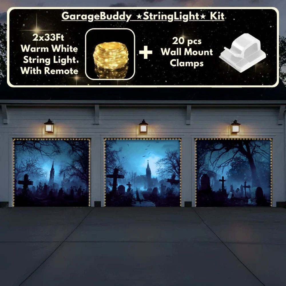 Grave Rising Halloween Garage Door Covers D460