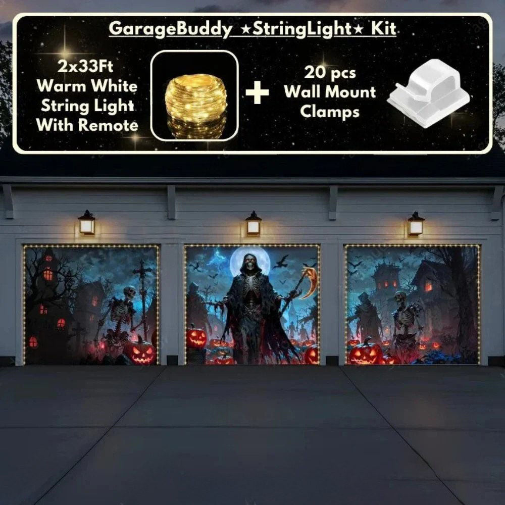 Cursed Night Halloween Garage Door Covers HC012