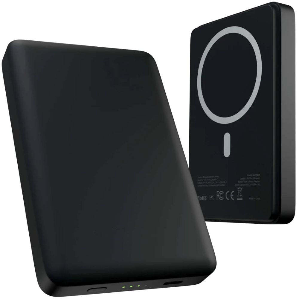 Magnetic Wireless Power Bank – Slim Snap-On Charger