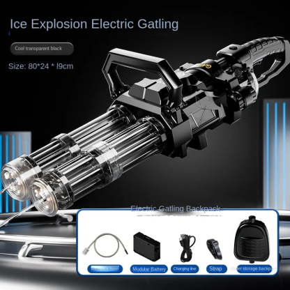 Ice Blast Rotating Laser Gatling Electric Water Gun