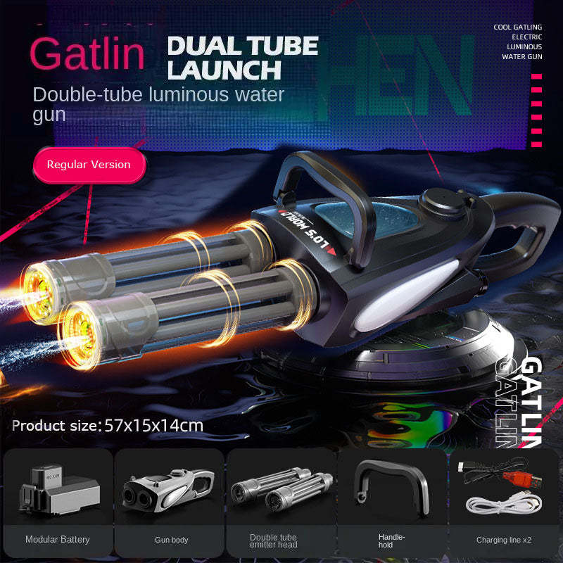 Light Double Gatling Stand Water Gun