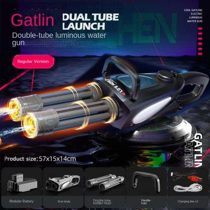 Light Double Gatling Stand Water Gun