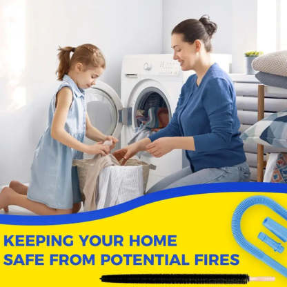 Dryer Vent Cleaner Kit - Quick Lint Remover for Deep Cleaning Machine