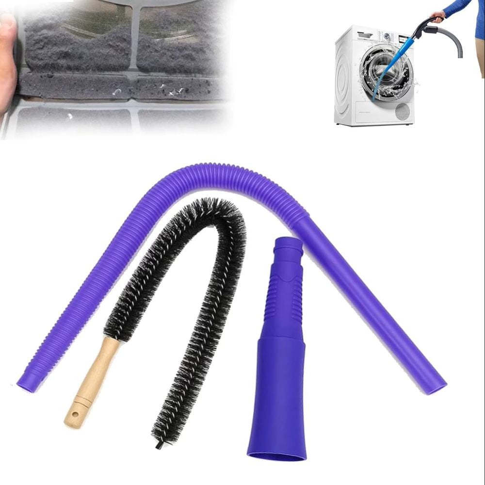 Dryer Vent Cleaner Kit - Quick Lint Remover for Deep Cleaning Machine
