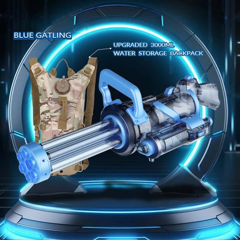 Ice Blast Rotating Laser Gatling Electric Water Gun