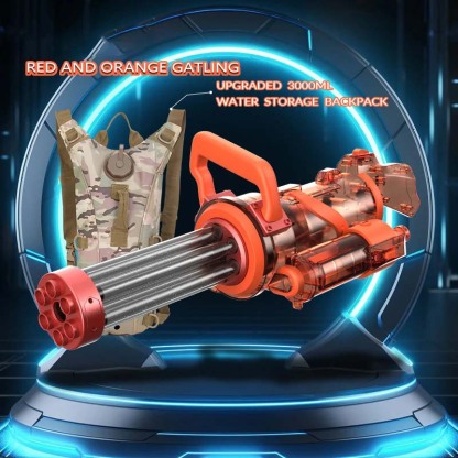 Ice Blast Rotating Laser Gatling Electric Water Gun