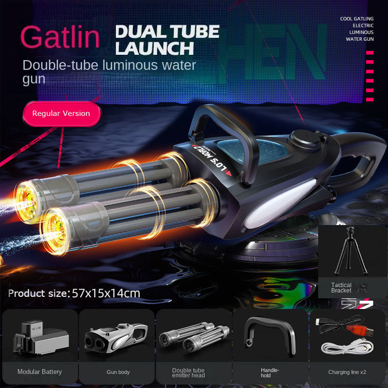 Light Double Gatling Stand Water Gun