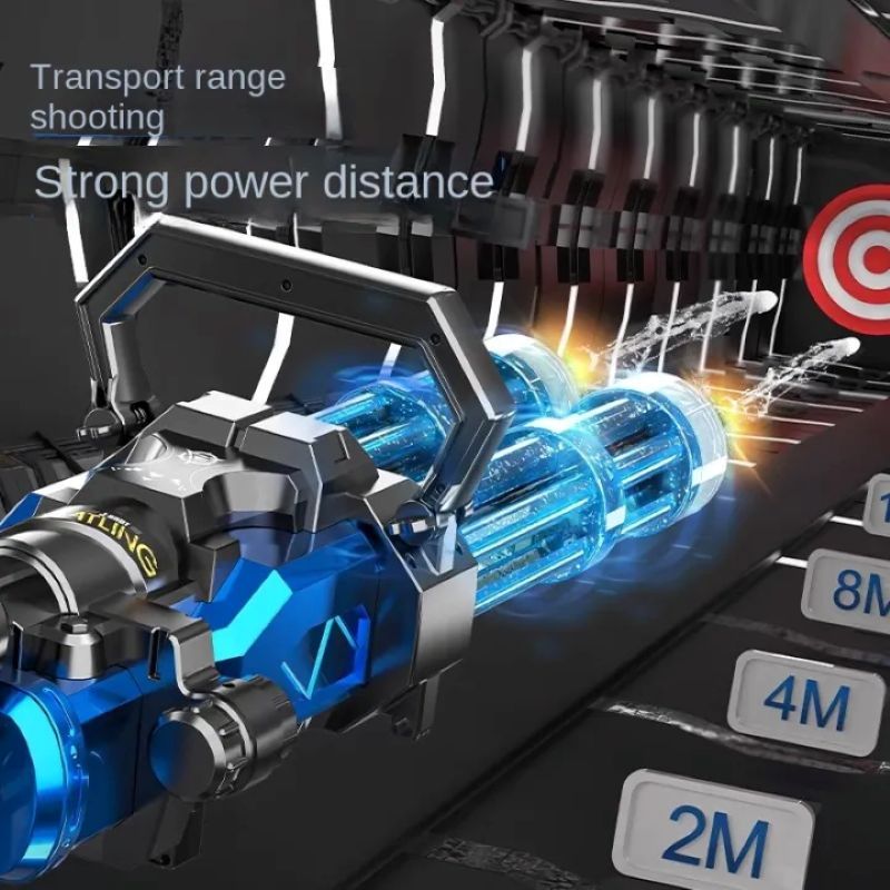Ice Blast Rotating Laser Gatling Electric Water Gun