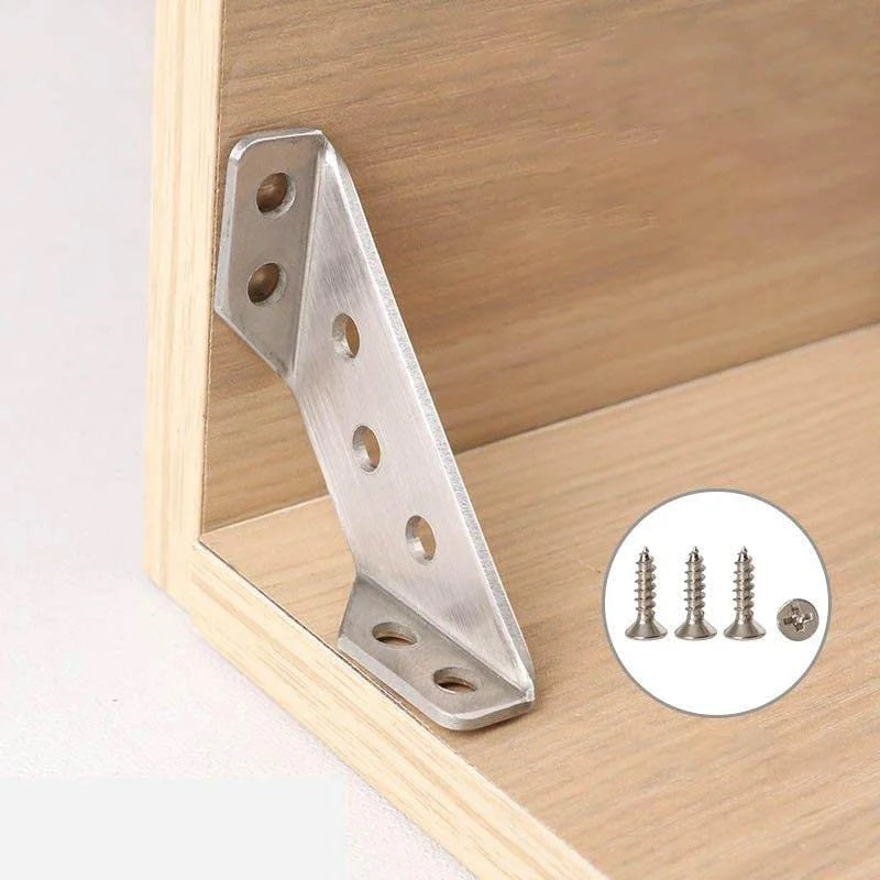 Triangle Connector - Universal Stainless Steel Furniture Corner Connector