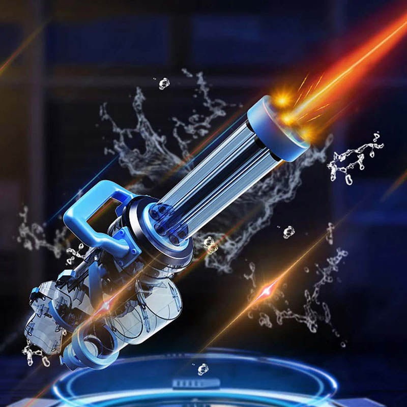 Ice Blast Rotating Laser Gatling Electric Water Gun