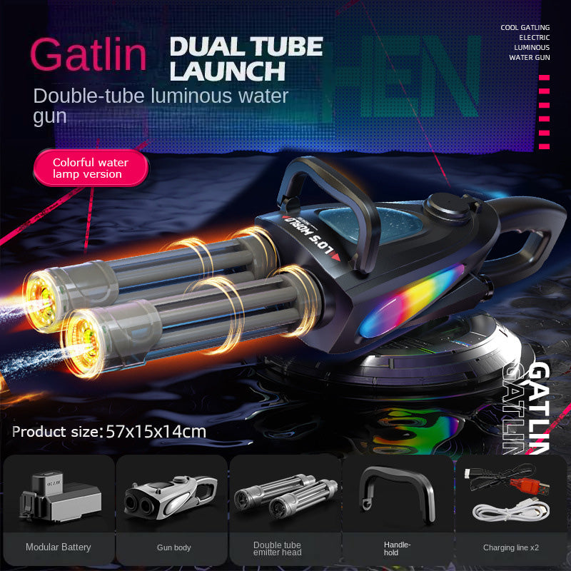 Light Double Gatling Stand Water Gun