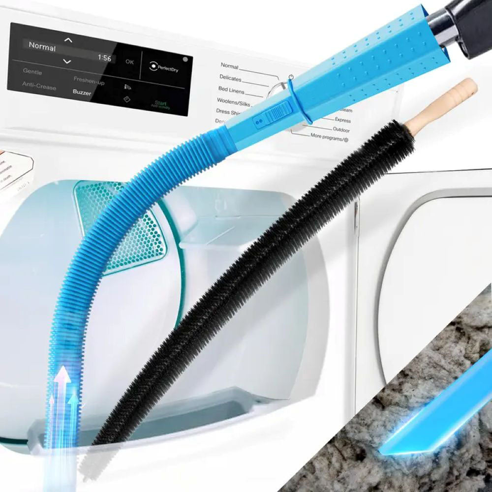 Dryer Vent Cleaner Kit - Quick Lint Remover for Deep Cleaning Machine