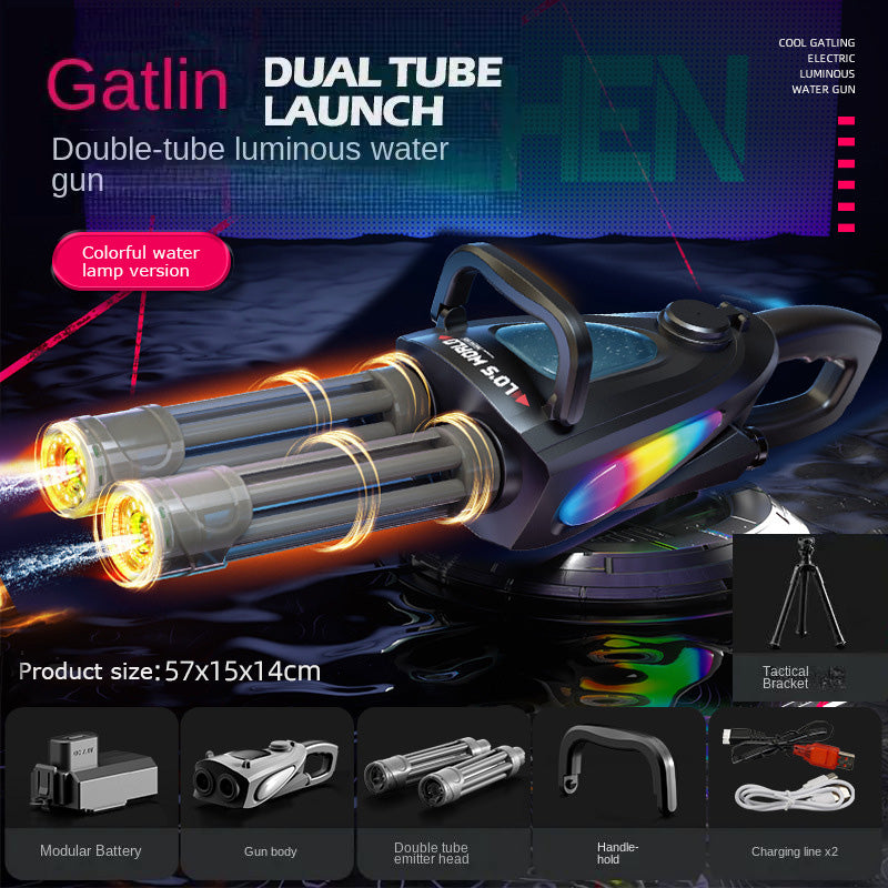 Light Double Gatling Stand Water Gun
