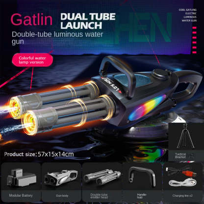 Light Double Gatling Stand Water Gun
