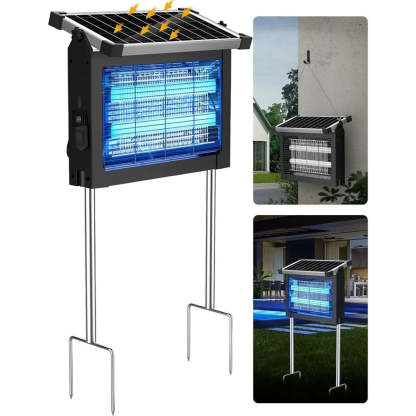 Solar Bug Zapper – Outdoor Waterproof Mosquito Killer