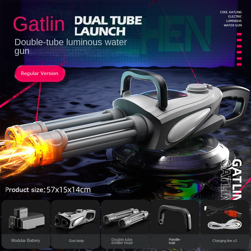 Light Double Gatling Stand Water Gun