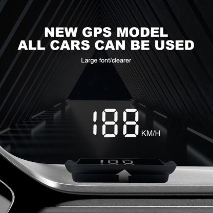 GPS Head-Up Display for Cars – Digital MPH Speedometer with HUD Projection