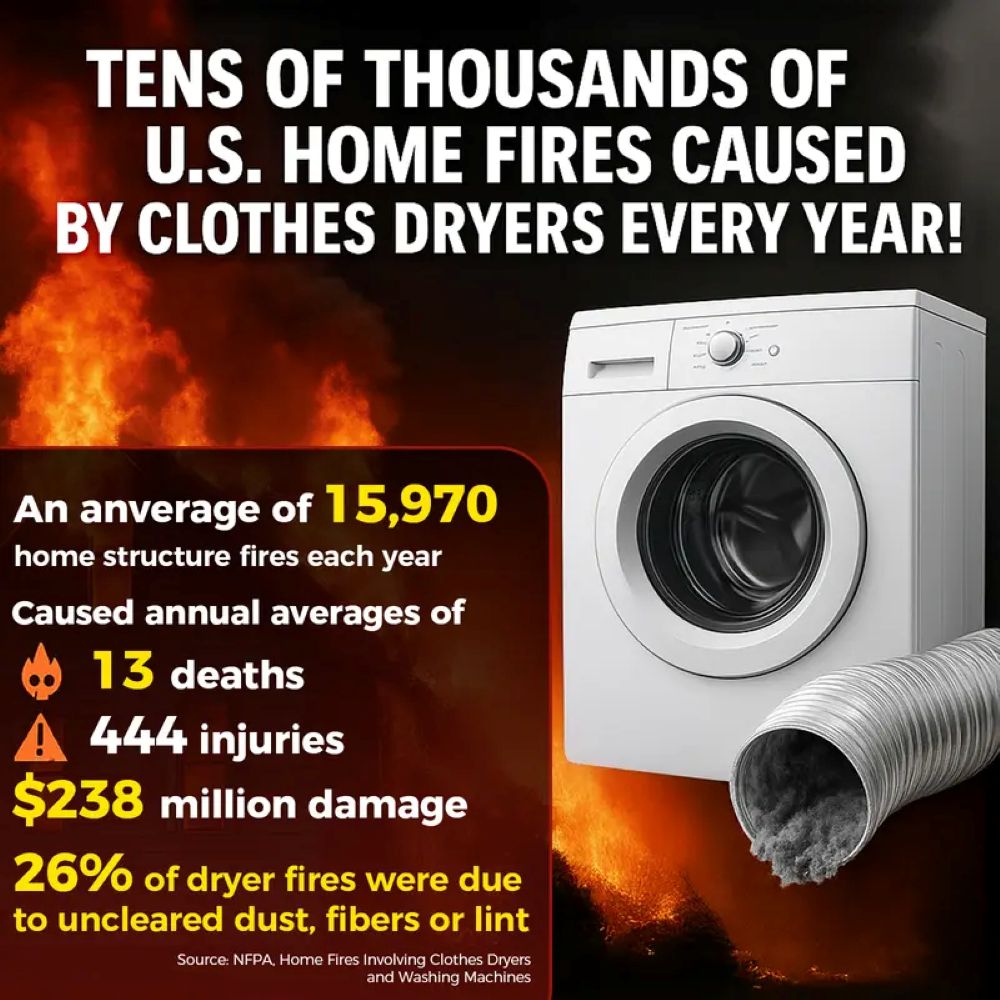 Dryer Vent Cleaner Kit - Quick Lint Remover for Deep Cleaning Machine