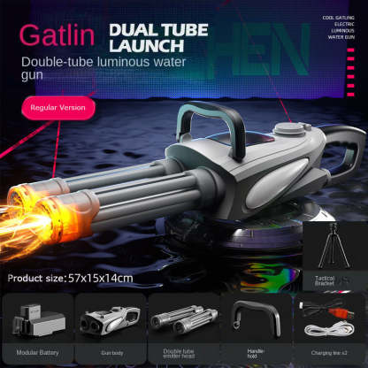 Light Double Gatling Stand Water Gun