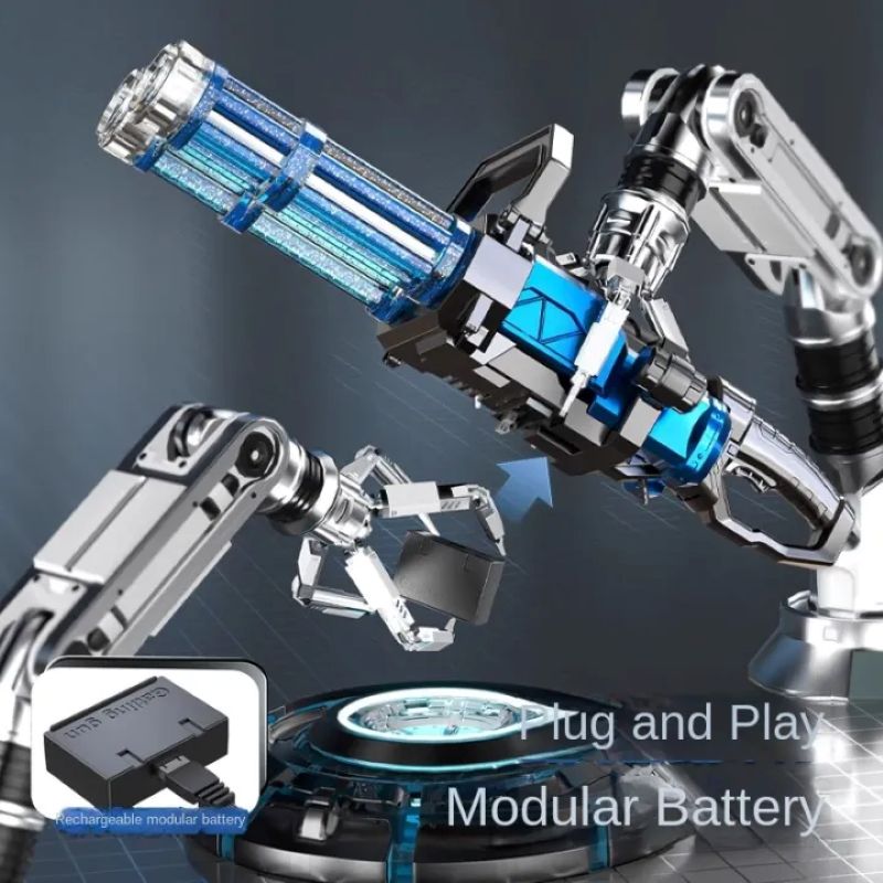 Ice Blast Rotating Laser Gatling Electric Water Gun