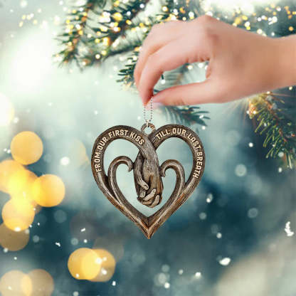 Heart Holding Hands Wall Decor - Forever Love