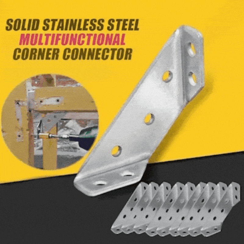 Triangle Connector - Universal Stainless Steel Furniture Corner Connector