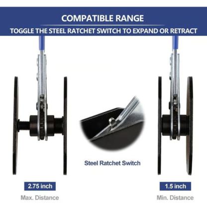 360° Rotating Ratchet Brake Caliper Tool