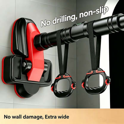 Adjustable Doorway Pull-Up Bar – No-Drill Installation Home Gym Strength Trainer