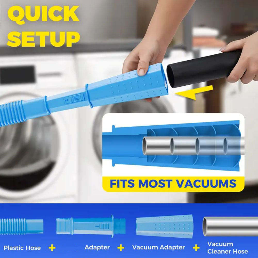 Dryer Vent Cleaner Kit - Quick Lint Remover for Deep Cleaning Machine