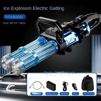 Ice Blast Rotating Laser Gatling Electric Water Gun