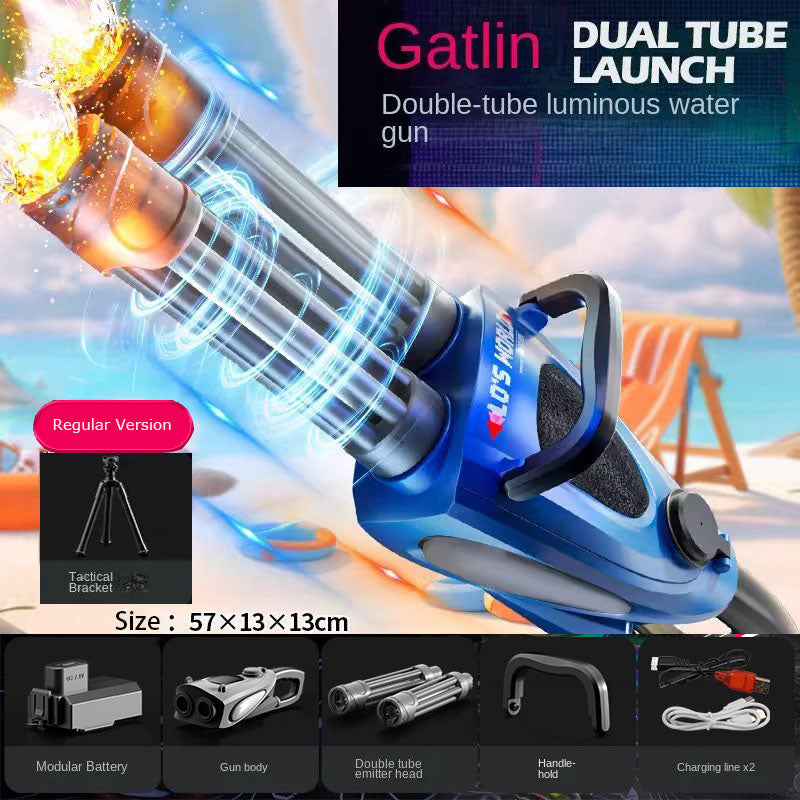 Light Double Gatling Stand Water Gun