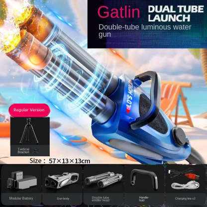 Light Double Gatling Stand Water Gun