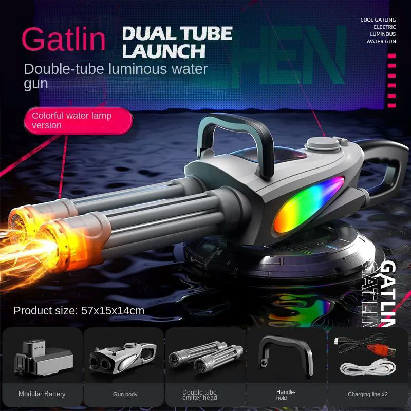 Light Double Gatling Stand Water Gun