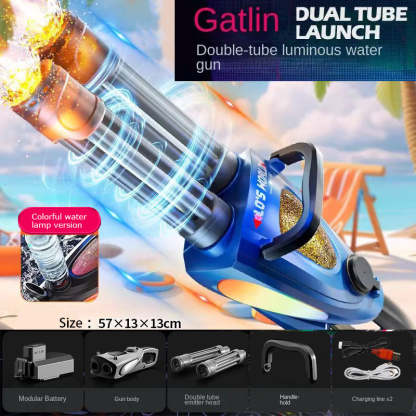 Light Double Gatling Stand Water Gun