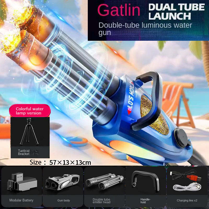 Light Double Gatling Stand Water Gun
