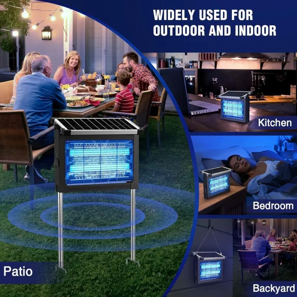 Solar Bug Zapper – Outdoor Waterproof Mosquito Killer