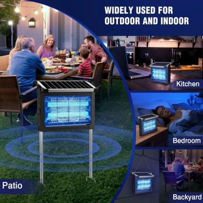 Solar Bug Zapper – Outdoor Waterproof Mosquito Killer
