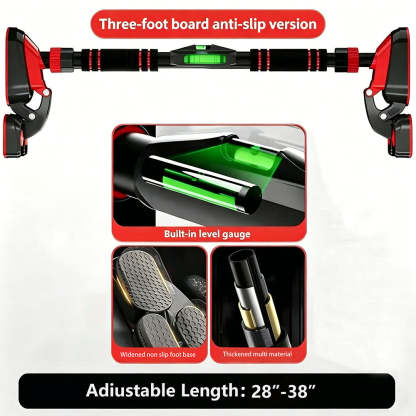Adjustable Doorway Pull-Up Bar – No-Drill Installation Home Gym Strength Trainer