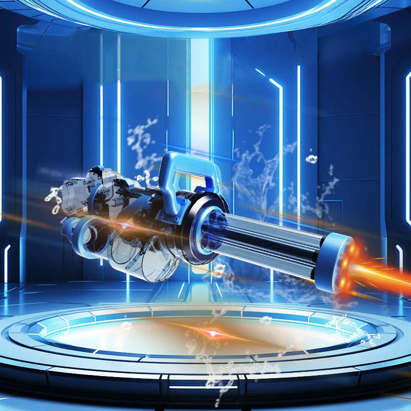 Ice Blast Rotating Laser Gatling Electric Water Gun