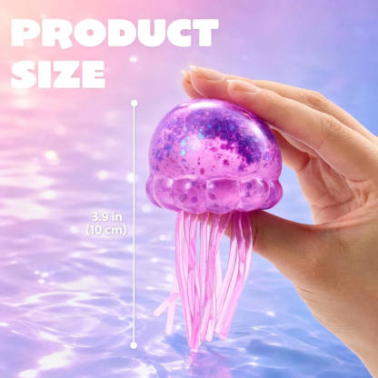 Jellyfish Stress Relief Toys – Glitter Squishy Toy