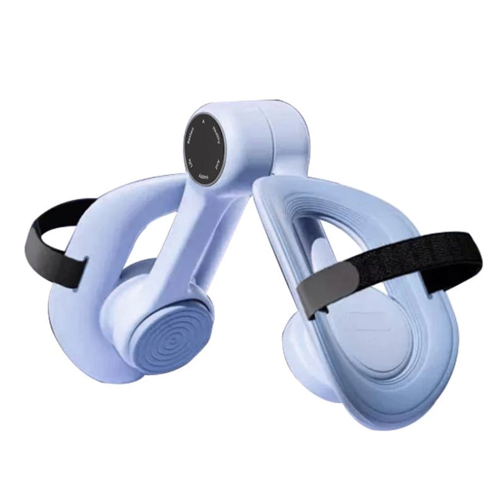 Blue thigh trainer option with strap