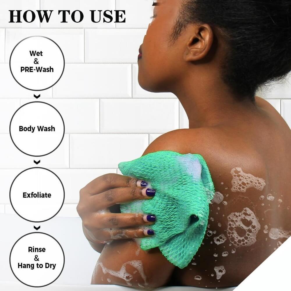 African Exfoliating Net Bath Sponge