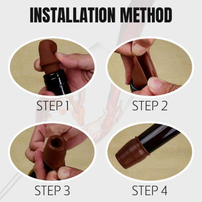 Silicone Wine Stoppers - Reusable Sparkling Wine Bottle Stopper