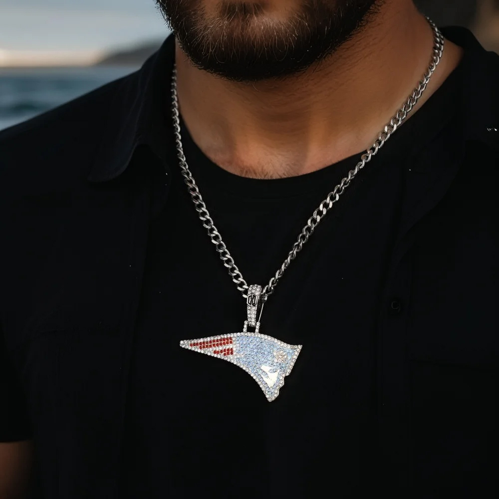 Patriots Football Fans Necklace