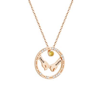 Morse Code Couple Necklace