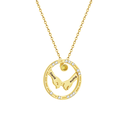 Morse Code Couple Necklace