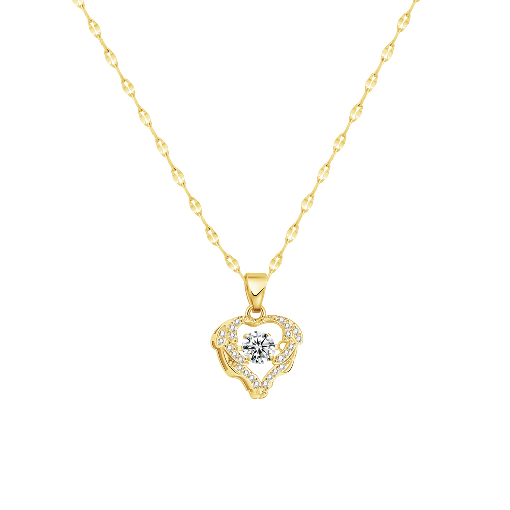 Gilded Bloom Diamond Necklace
